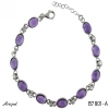 Bracelet B7801-A with real Amethyst