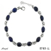 Armreif B7801-LL mit echter Lapis Lazuli