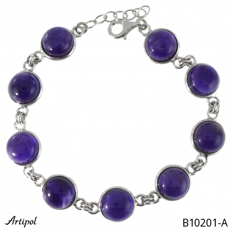 Bracelet B10201-A en Amethyste véritable