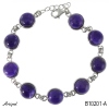 Bracelet B10201-A with real Amethyst