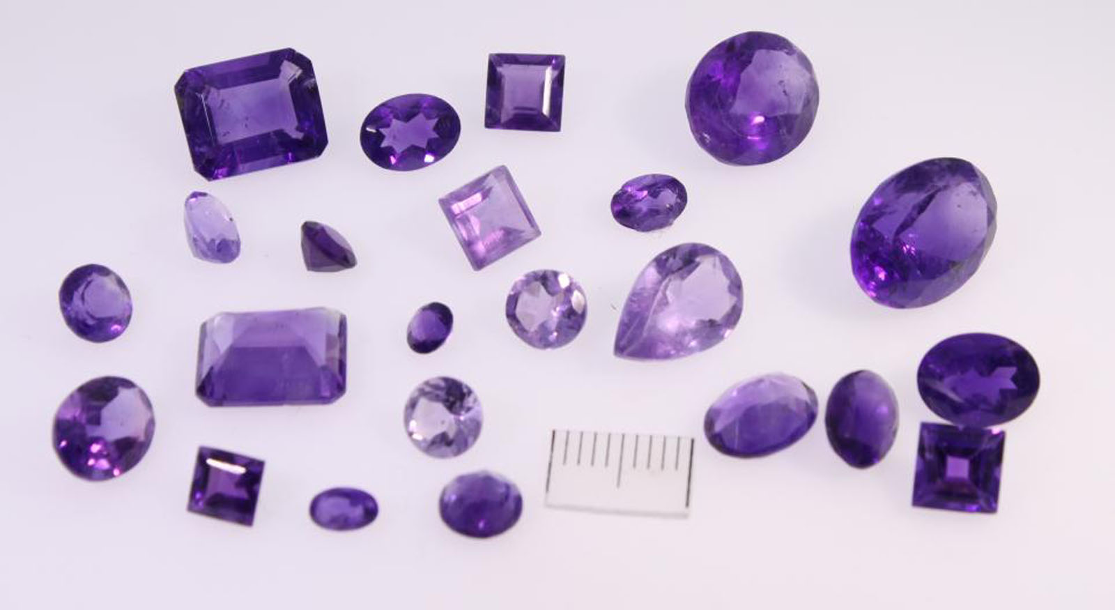 Amethyst faceted cut - Jewelry stones