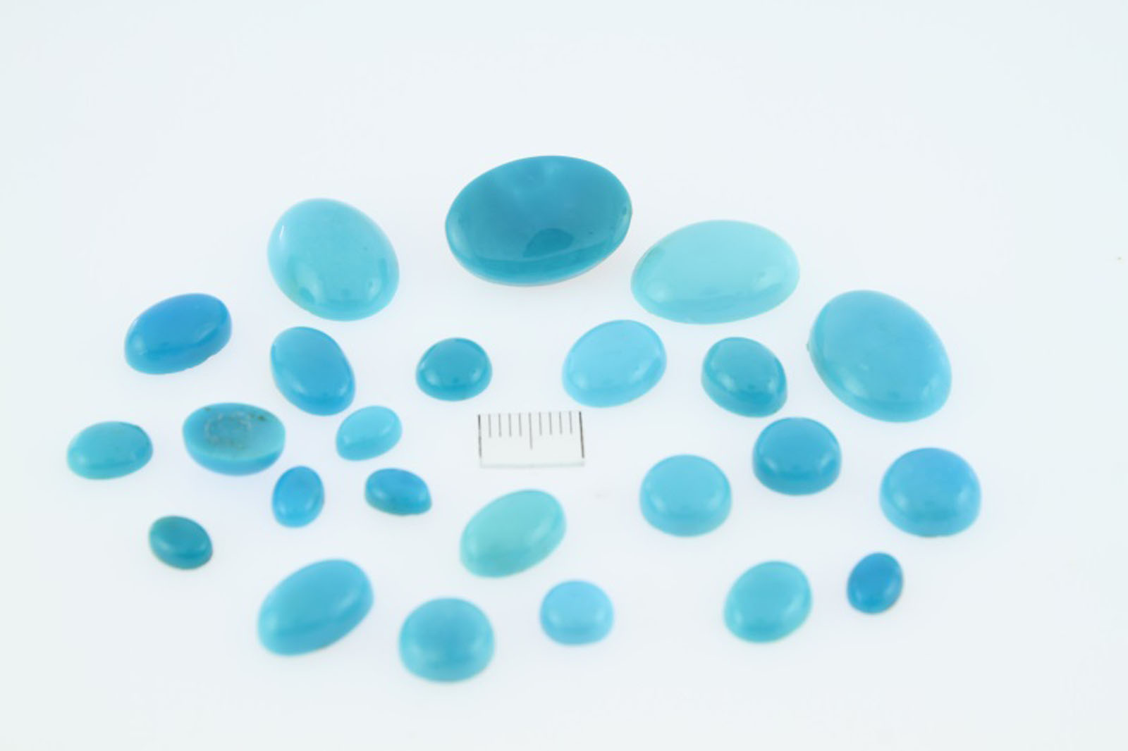 Cabochons Calibrés Arizona Turquoise - Sleeping Beauty